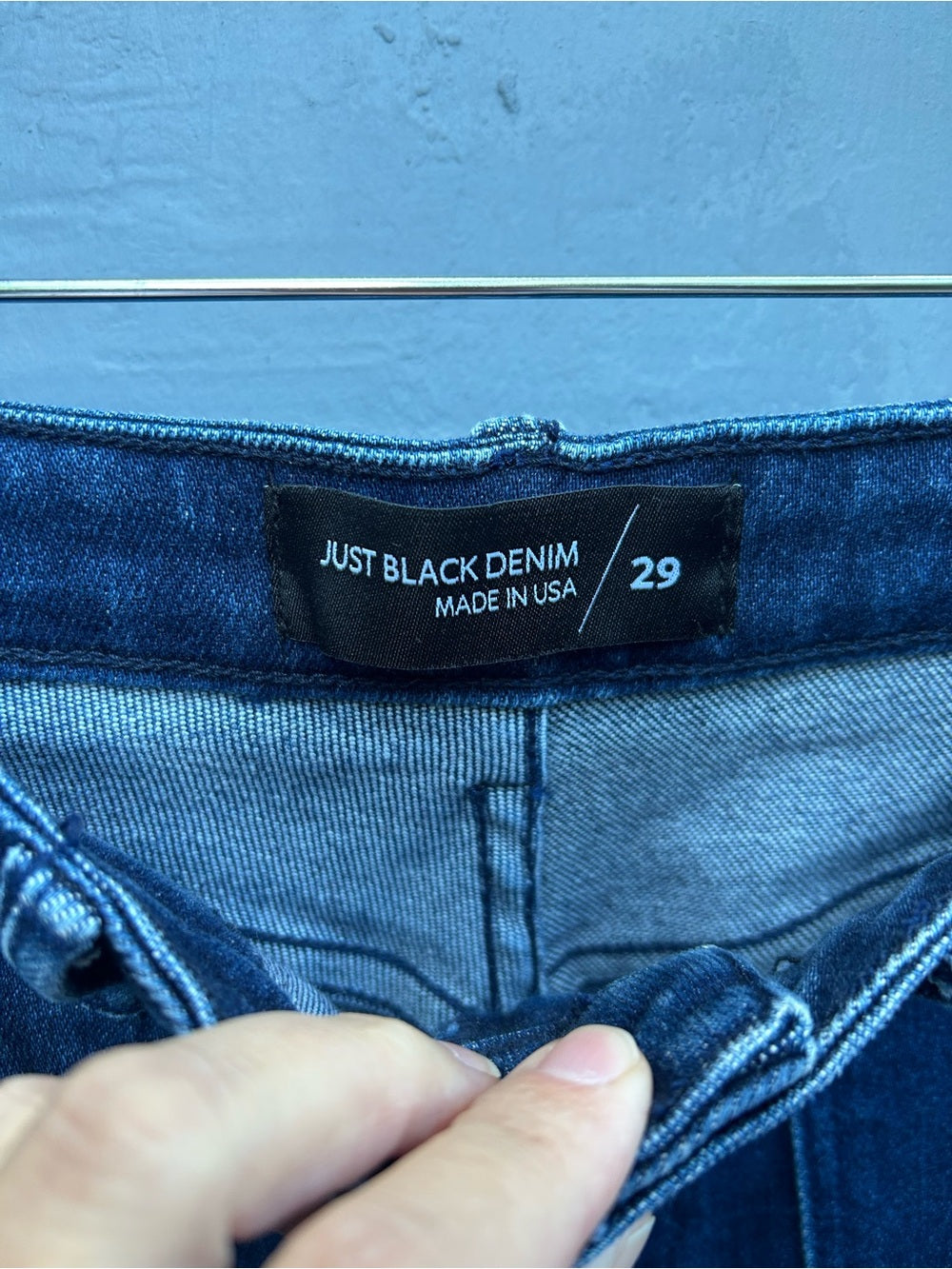 Just Black Denim blue Sailor Pants, size 29