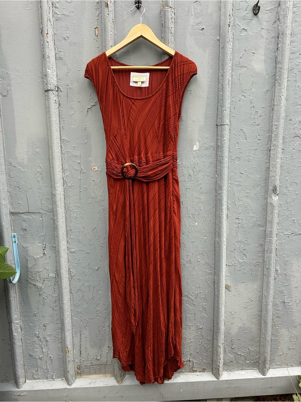 Moulinette Soeurs Guinevere Rust Sleeveless Dress, size 12