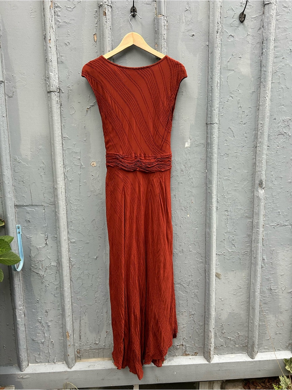 Moulinette Soeurs Guinevere Rust Sleeveless Dress, size 12