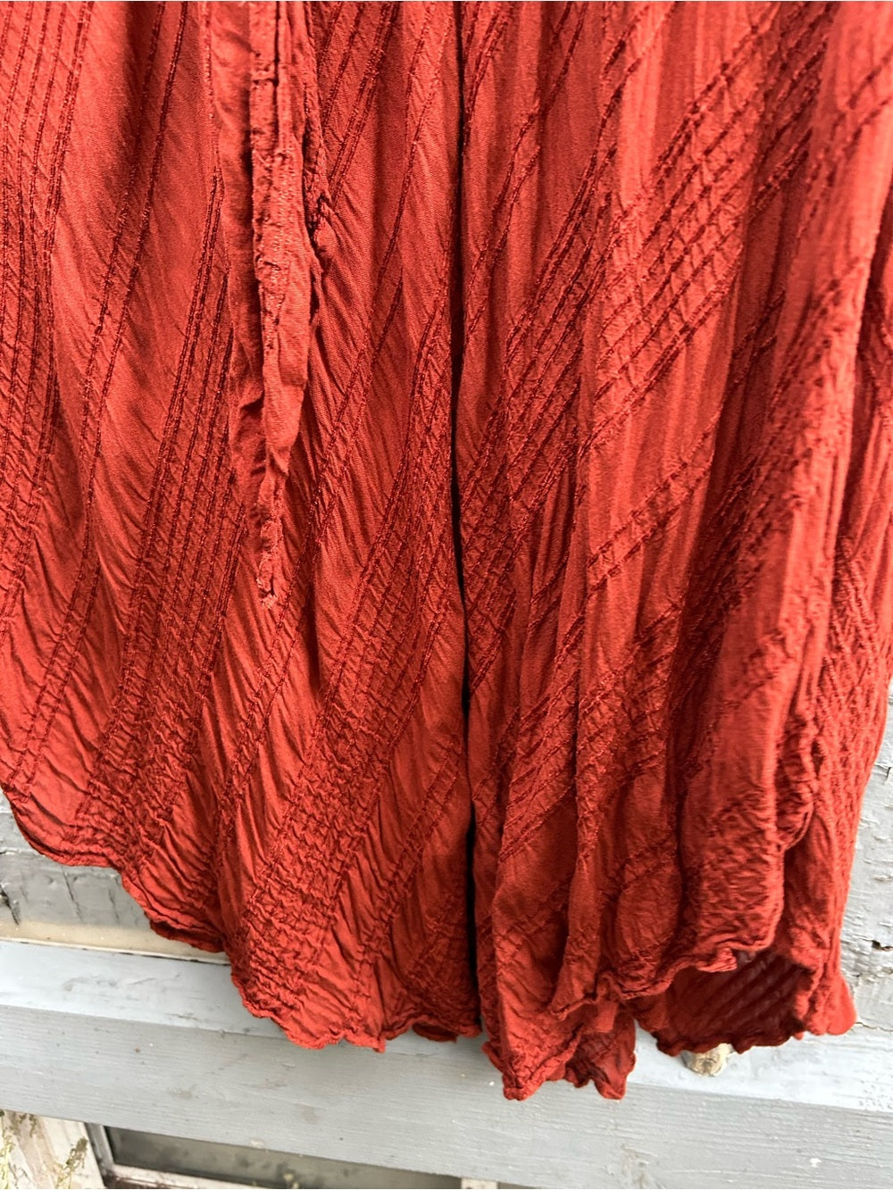 Moulinette Soeurs Guinevere Rust Sleeveless Dress, size 12