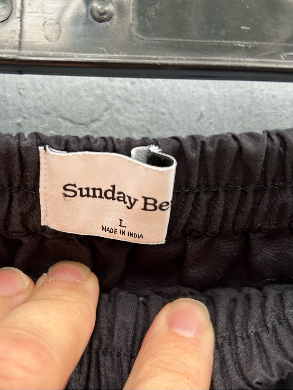 Sunday Best Black Tiered Martine Skirt, size Large