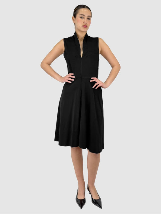 Yves Saint Laurent Black sleeveless dress, size 40 (approx US 6/8)