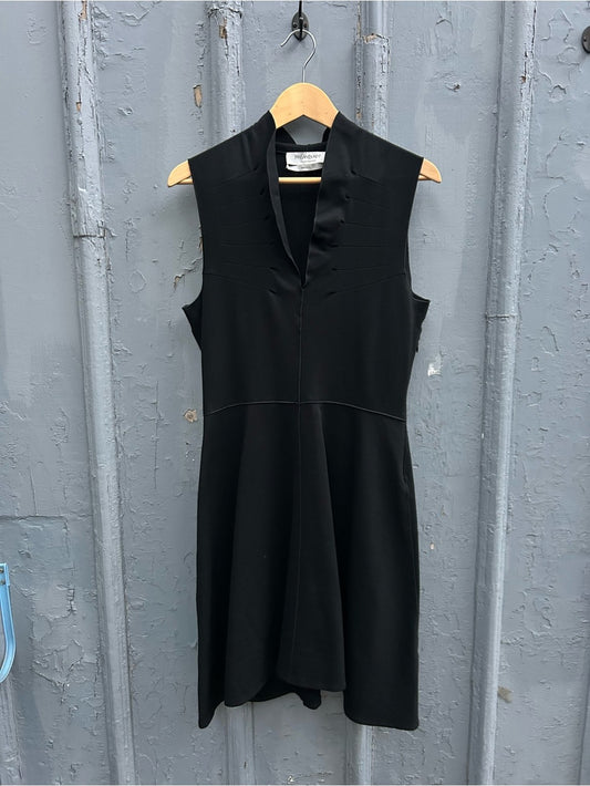 Yves Saint Laurent Black sleeveless dress, size 40 (approx US 6/8)