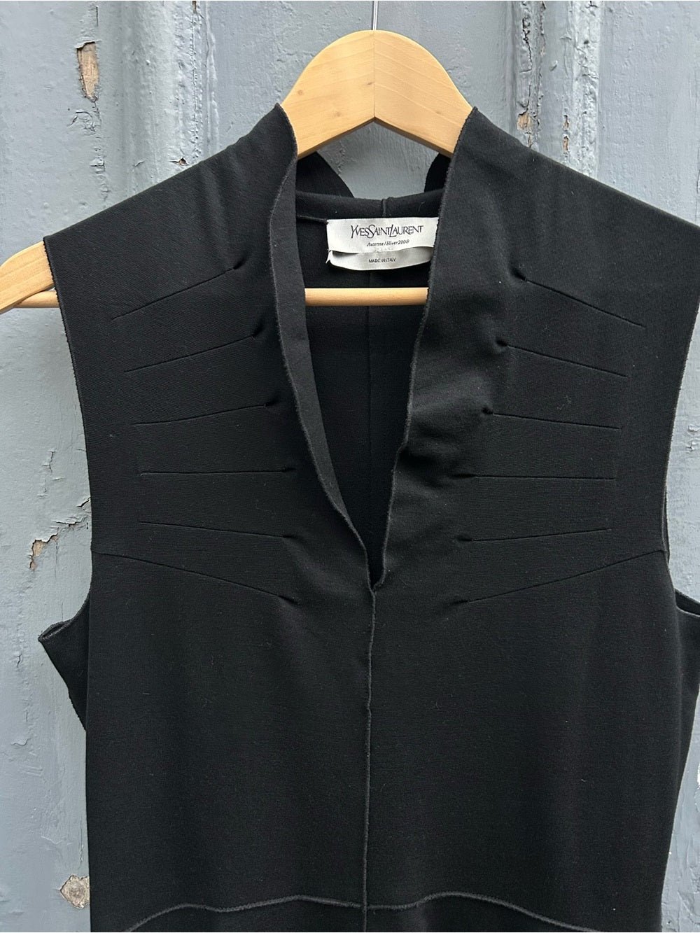 Yves Saint Laurent Black sleeveless dress, size 40 (approx US 6/8)
