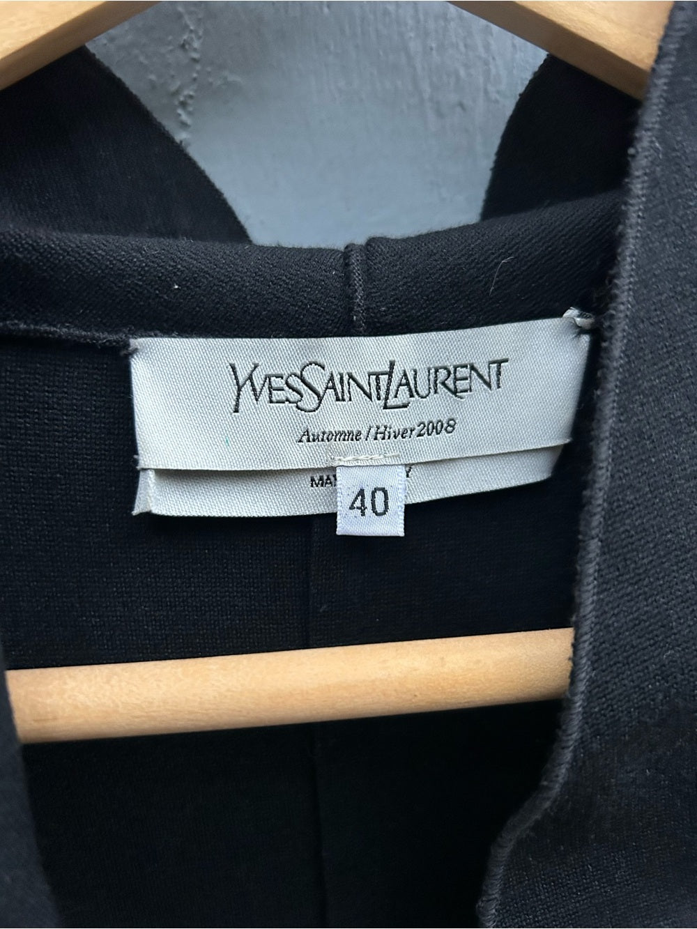 Yves Saint Laurent Black sleeveless dress, size 40 (approx US 6/8)