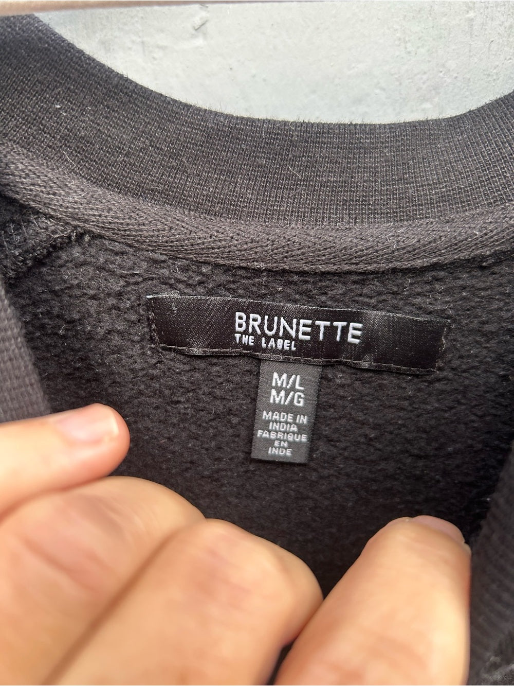 Brunette the Label Redhead Sweatshirt, size M/L