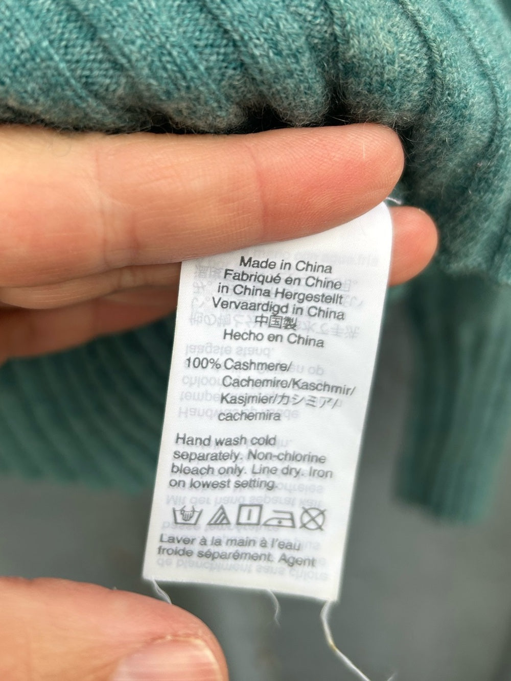J Crew Cashmere Mock Turtleneck, Small