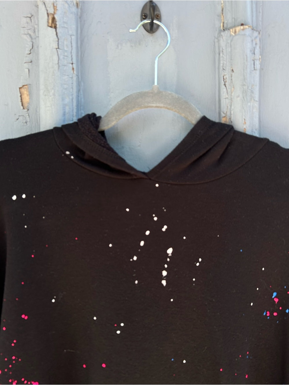 Michael Lauren Black Speckled Sweatsuit, size L