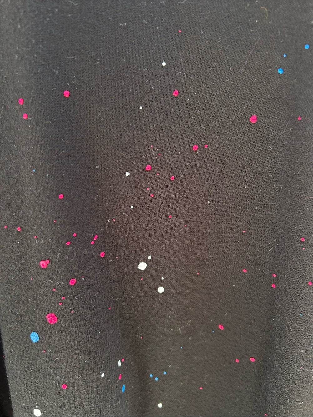 Michael Lauren Black Speckled Sweatsuit, size L