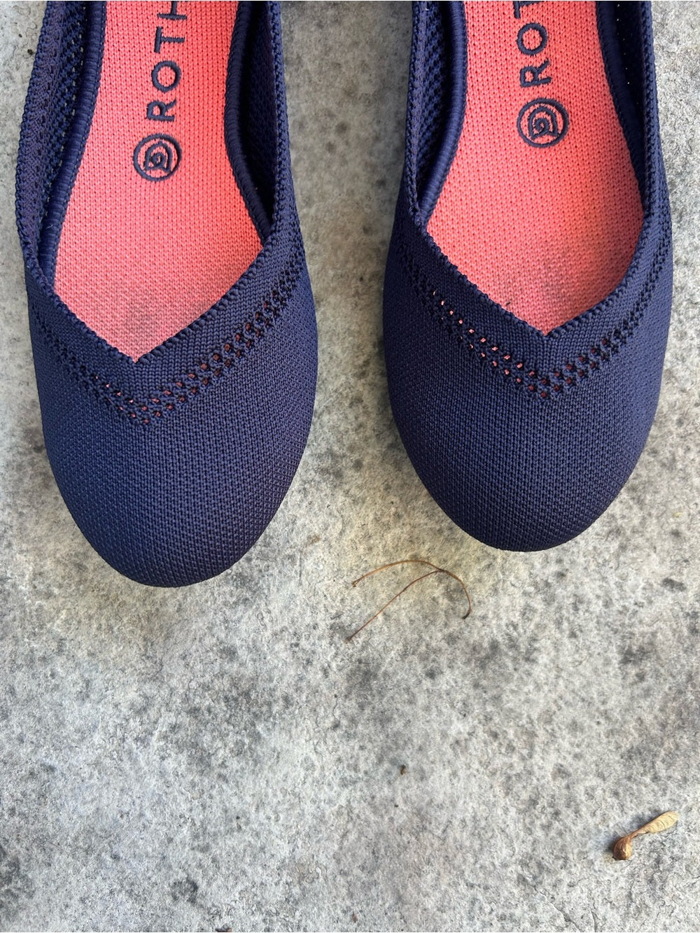 Rothy’s Maritime Blue Ballet Flats, size 8.5