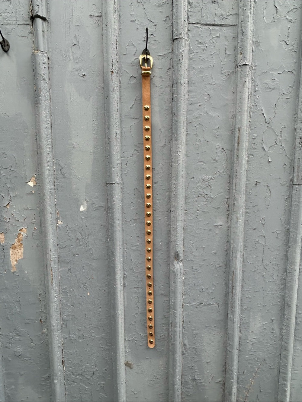 Madewell gold studded belt, size M