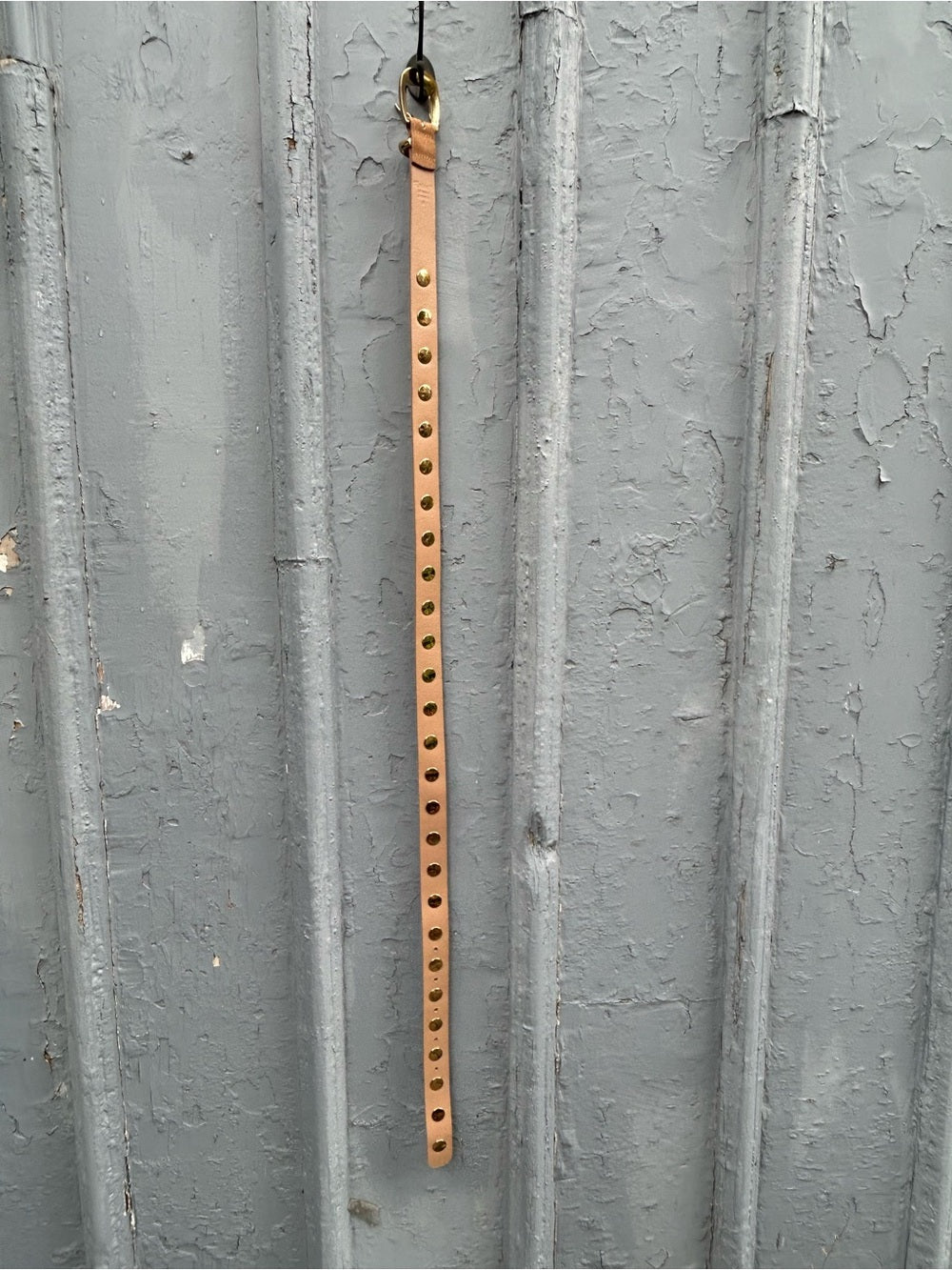 Madewell gold studded belt, size M