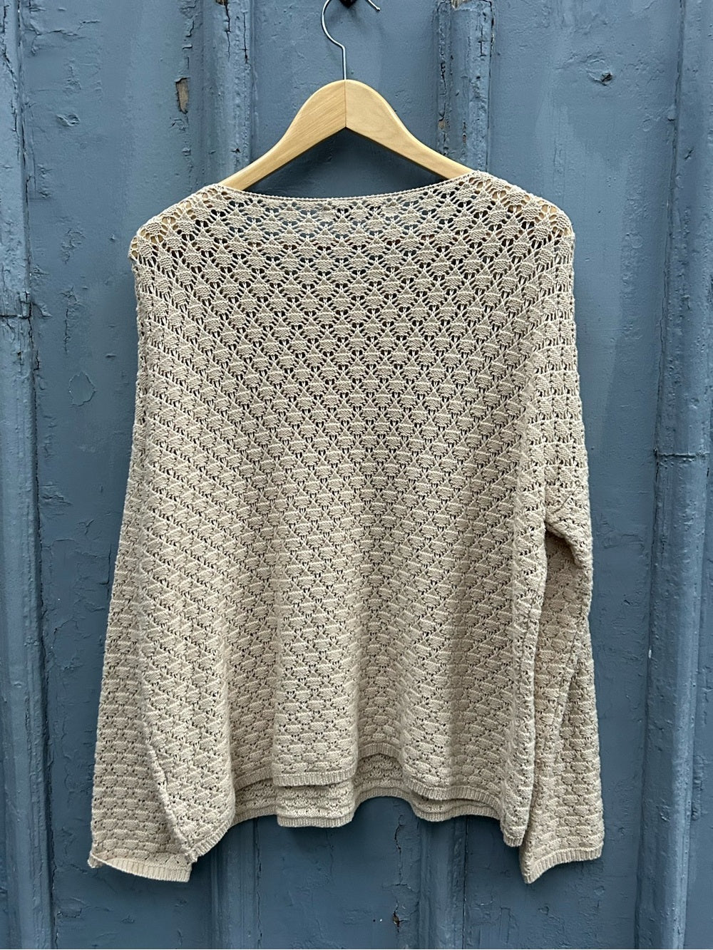 Franklin + Daysi Open knit sweater, size M/L