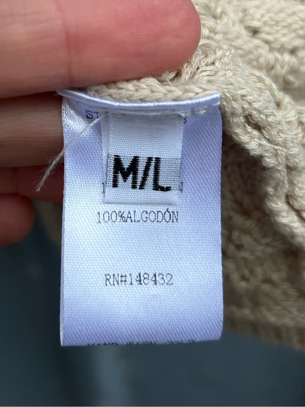 Franklin + Daysi Open knit sweater, size M/L