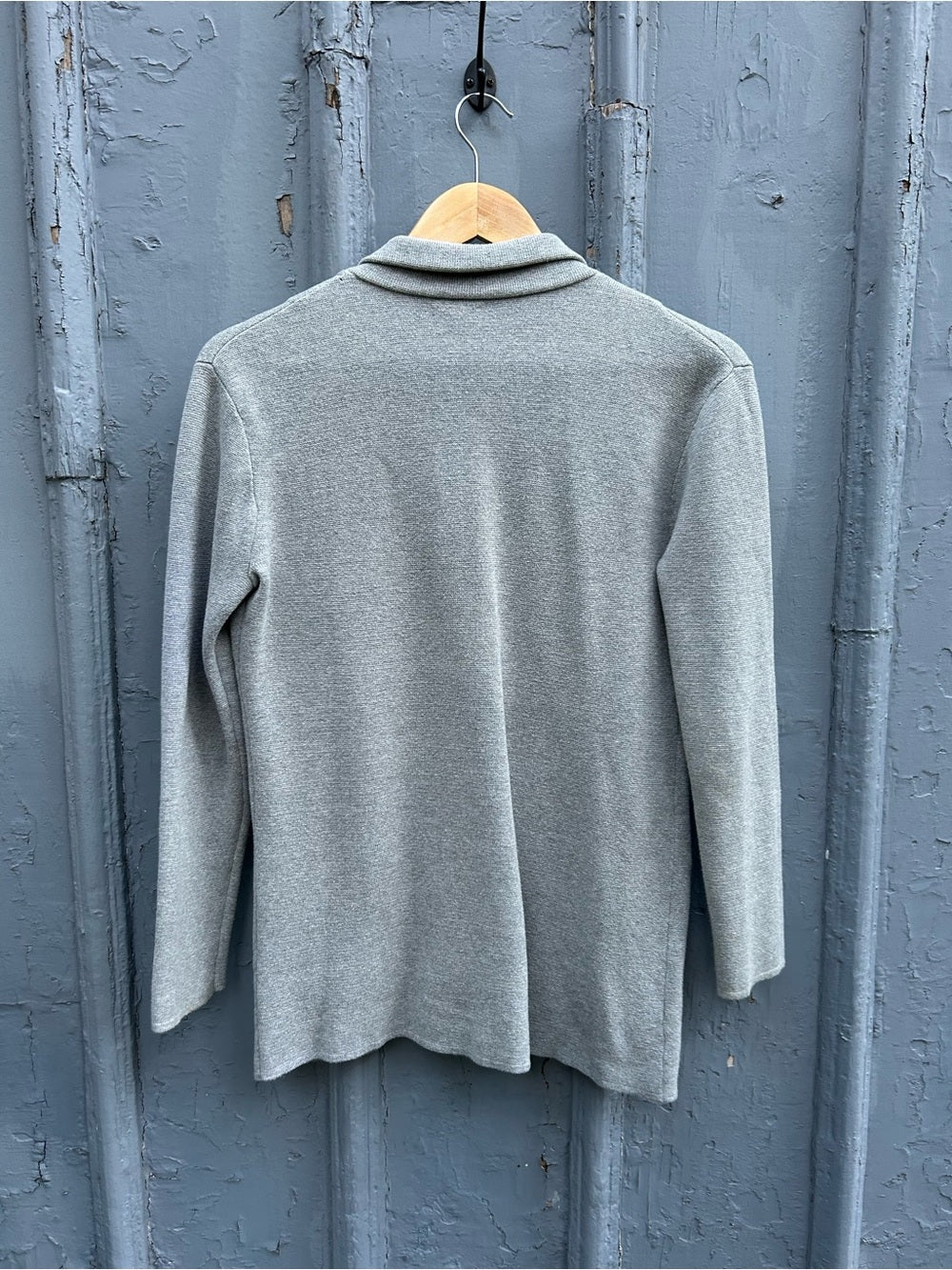 J Crew Grey Cotton Sweater Blazer, size XS