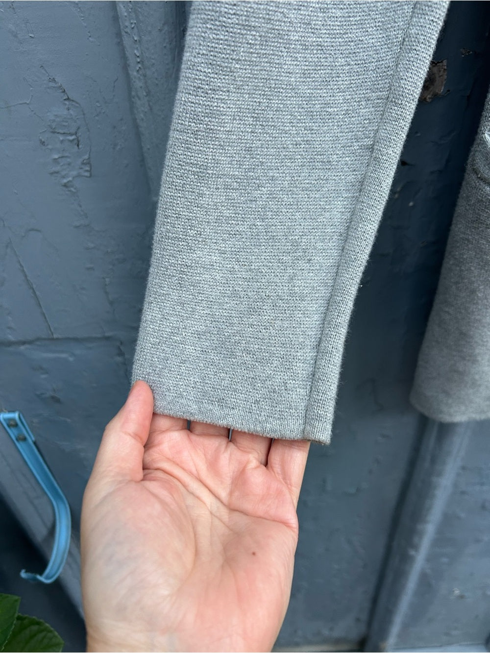 J Crew Grey Cotton Sweater Blazer, size XS
