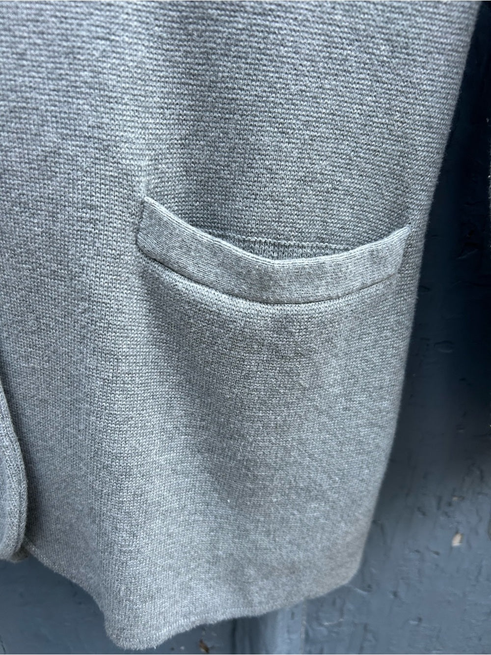 J Crew Grey Cotton Sweater Blazer, size XS