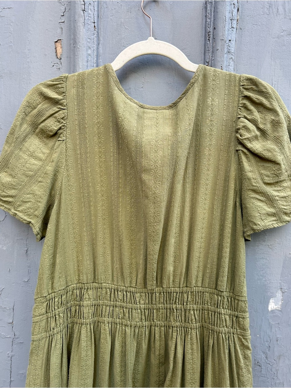 By Anthropologie Moss Sommerset tiered dress, size L
