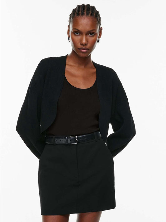 Babaton Black Decision Shrug, size L