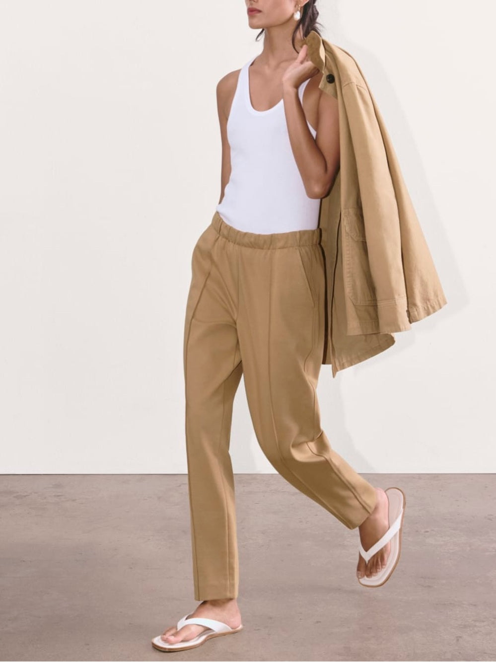 Everlane Taupe Dream Pant, size S
