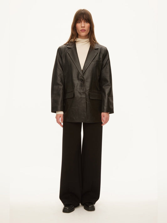 Oval Square Lambs Leather Proven Blazer Jacket, BNWT, size XS/S
