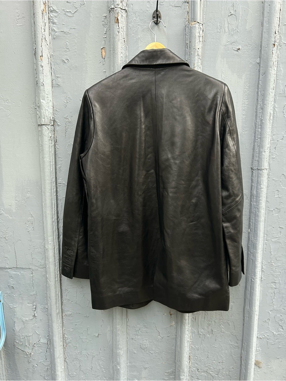 Oval Square Lambs Leather Proven Blazer Jacket, BNWT, size XS/S