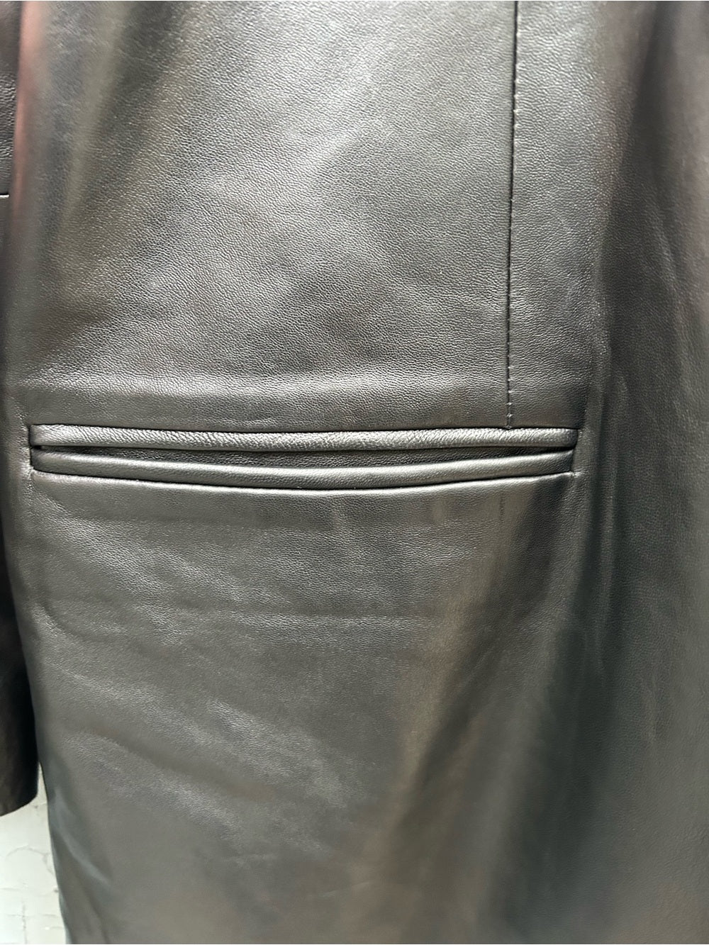 Oval Square Lambs Leather Proven Blazer Jacket, BNWT, size XS/S
