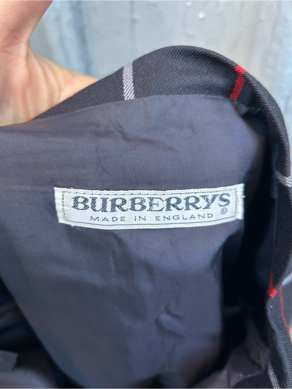 Burberrys vintage plaid wool kilt, Approx Size 6
