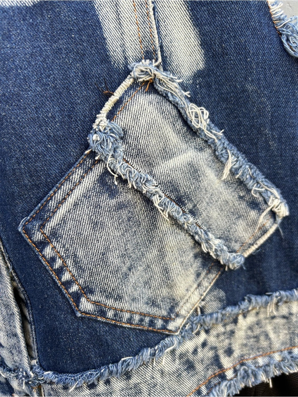 Kate Hewko Denim Tulle Dress, Approx S/M