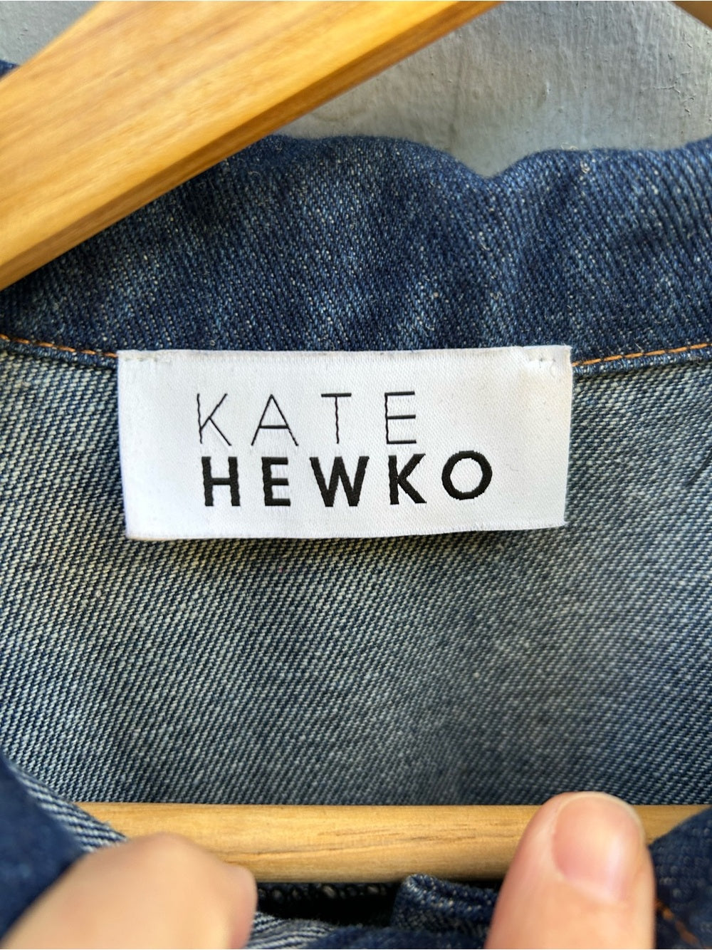 Kate Hewko Denim Tulle Dress, Approx S/M