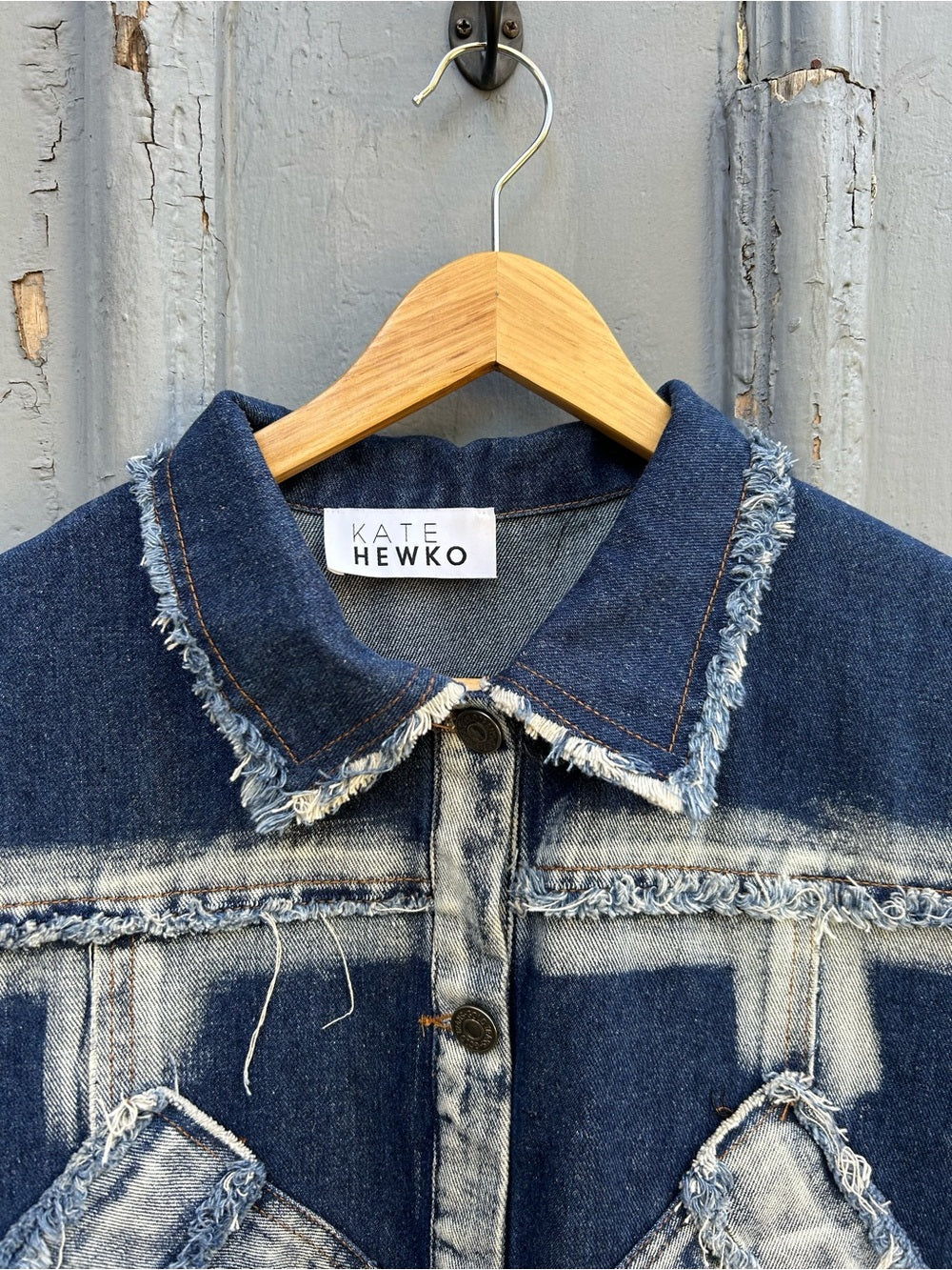 Kate Hewko Denim Tulle Dress, Approx S/M