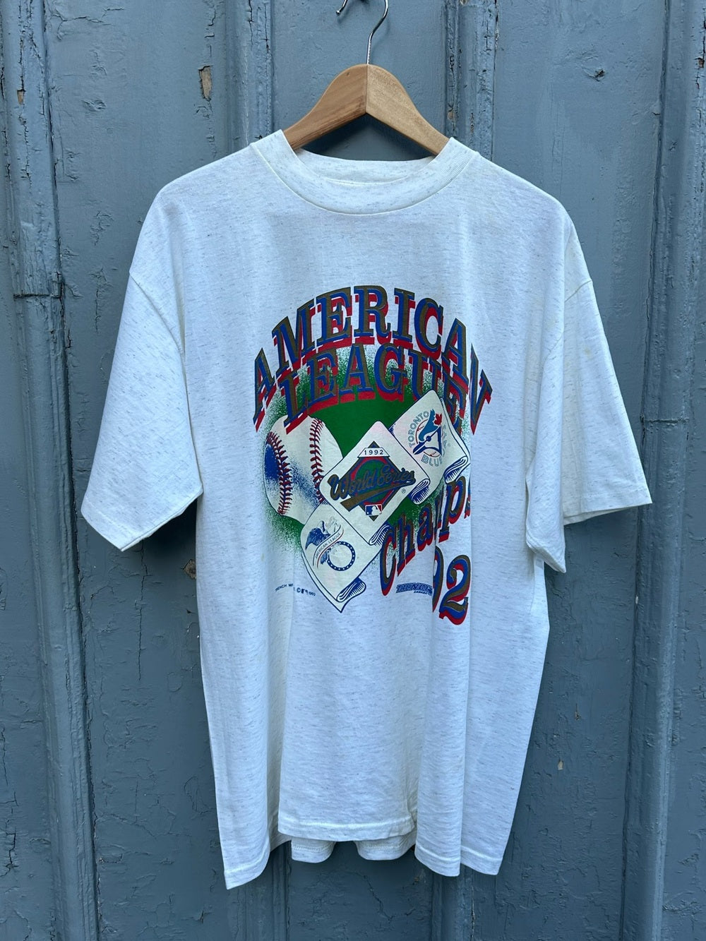 Blue Jays 1992 American League Champions, Never Worn but some marks, size XL