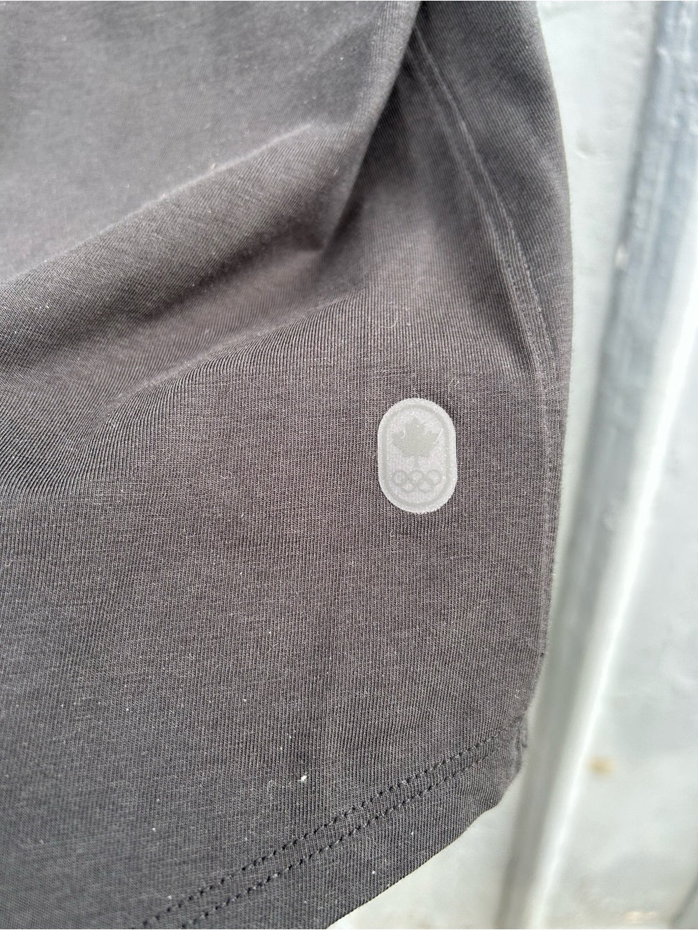Lululemon Black “Team Can” Love Crew Tee, size 12