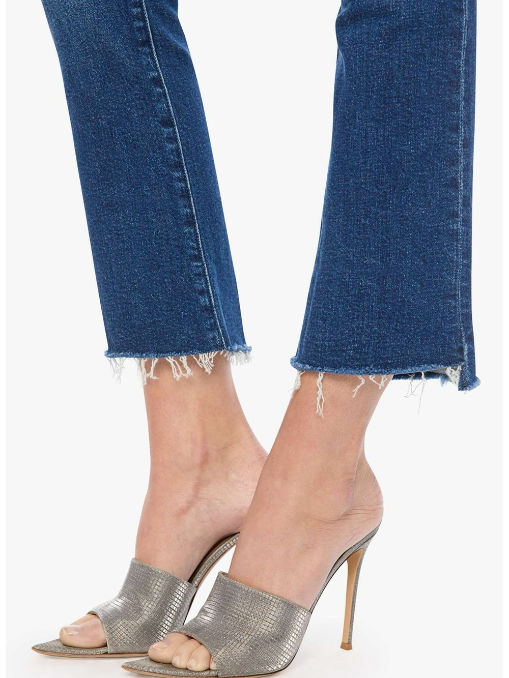 Mother the Insider Crop Step Fray, size 27