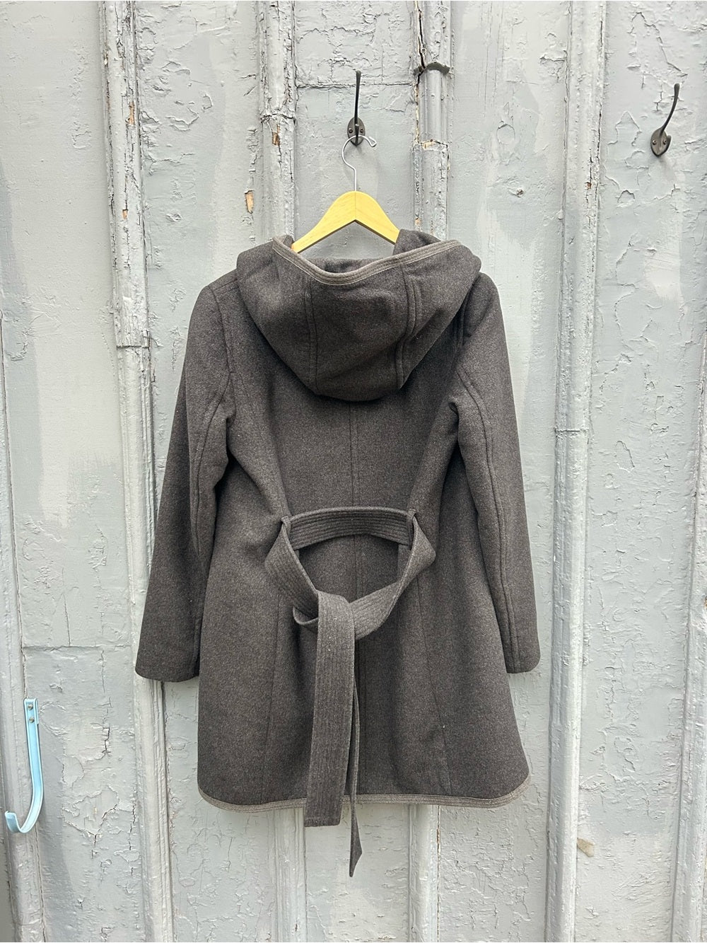 Wilfred Wool Cashmere Hooded Coat, size S