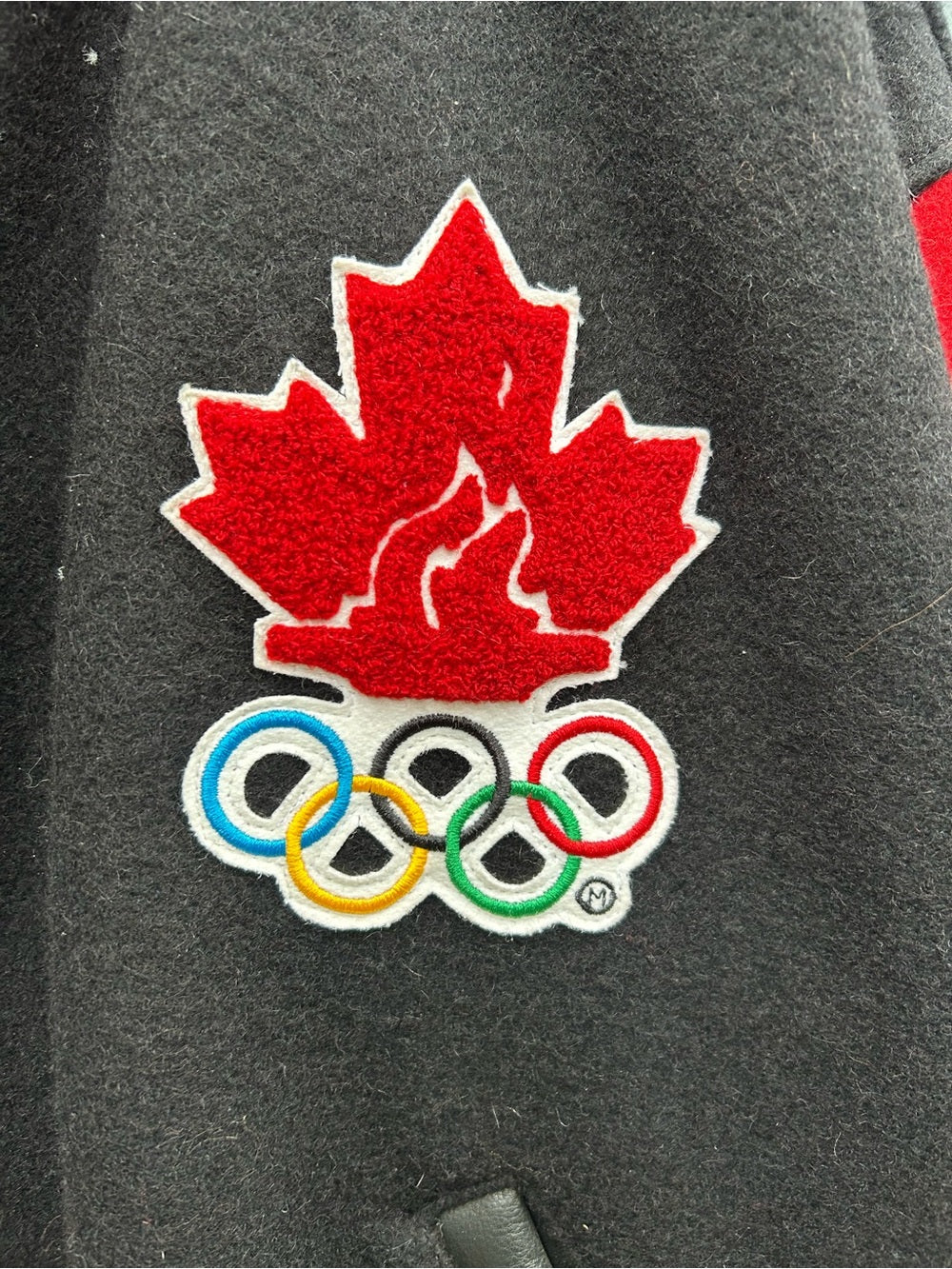 Roots 1998 Nagano Olympic Varsity Jacket, size XL