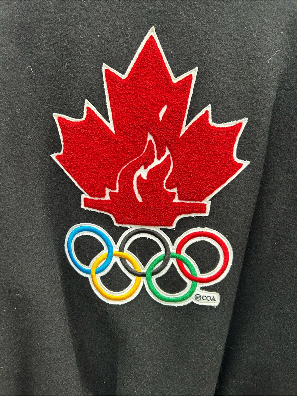 Roots 1998 Nagano Olympic Varsity Jacket, size XL