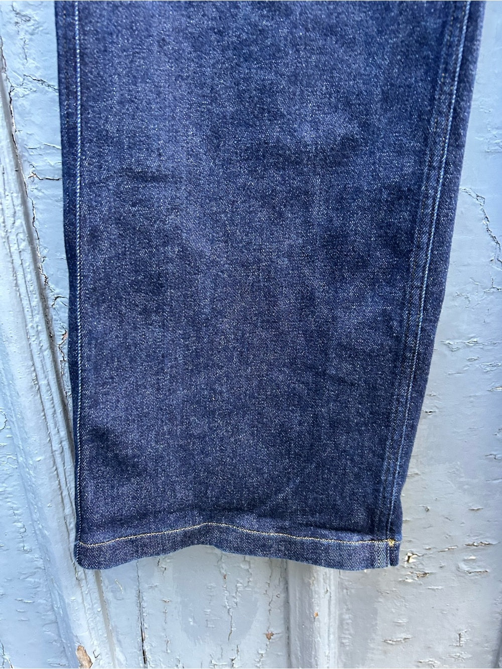 Spanx dark rinse straight jeans, size 2X