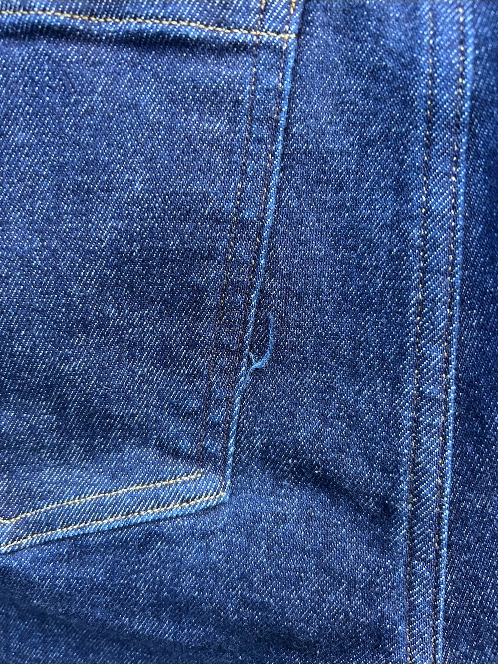 Spanx dark rinse straight jeans, size 2X