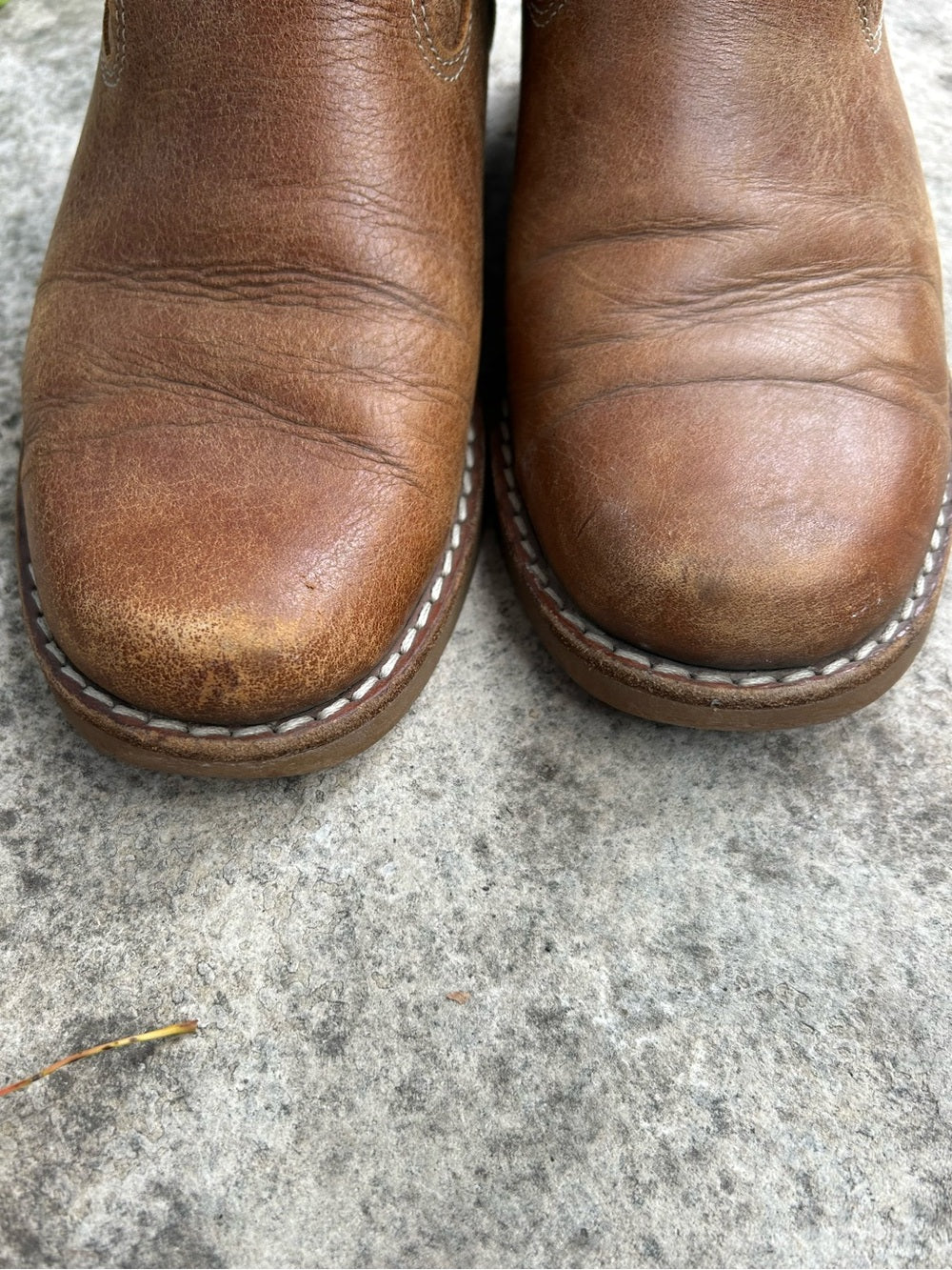 Roots Tribe Shorty Leather Ankle Boots, size 7.5