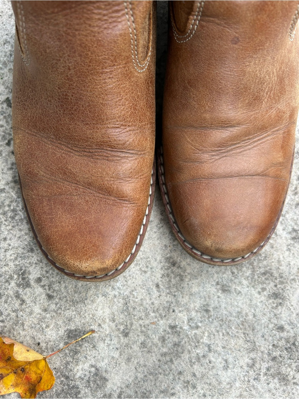 Roots Tribe Shorty Leather Ankle Boots, size 7.5