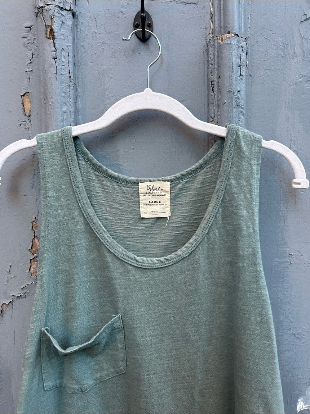 Blondie Apparel Sunset Slub tank, Large