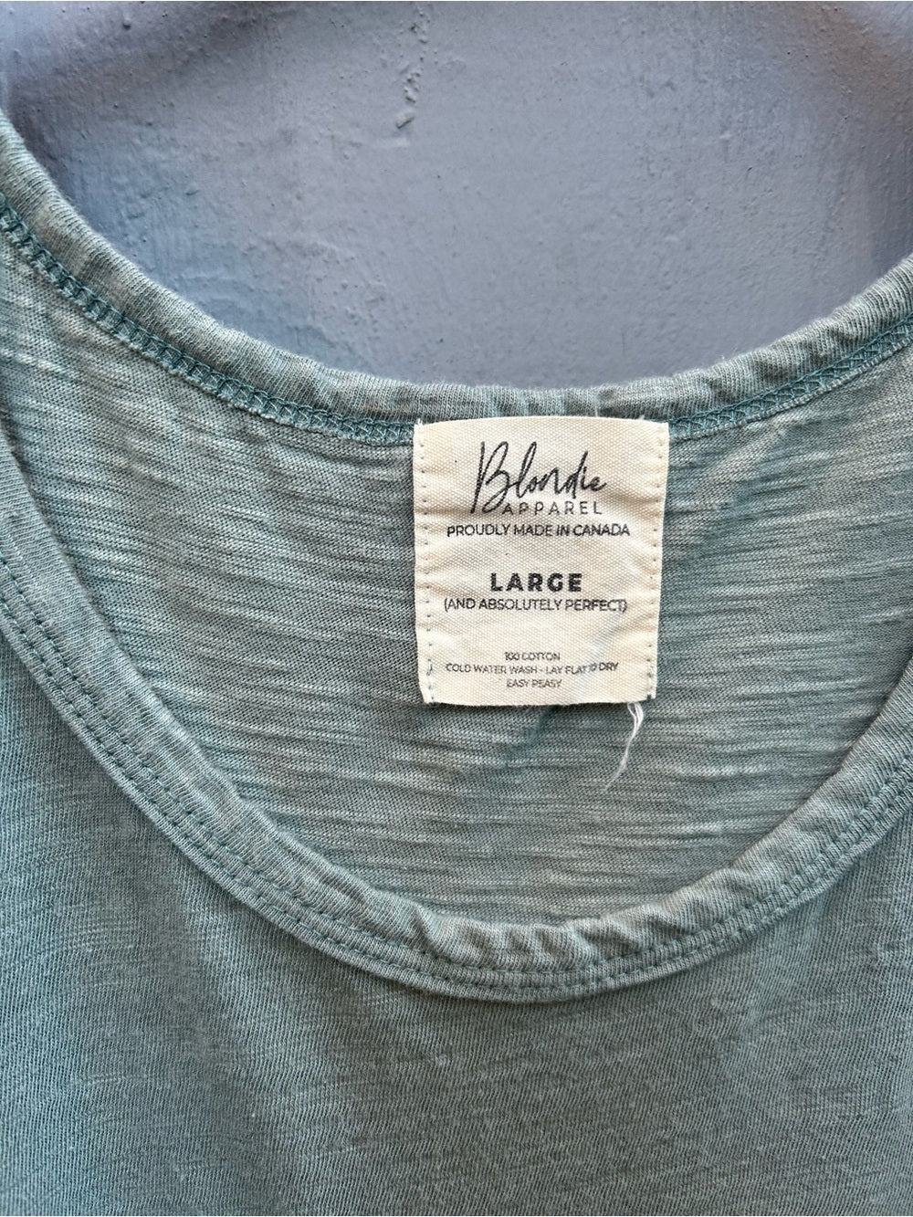 Blondie Apparel Sunset Slub tank, Large