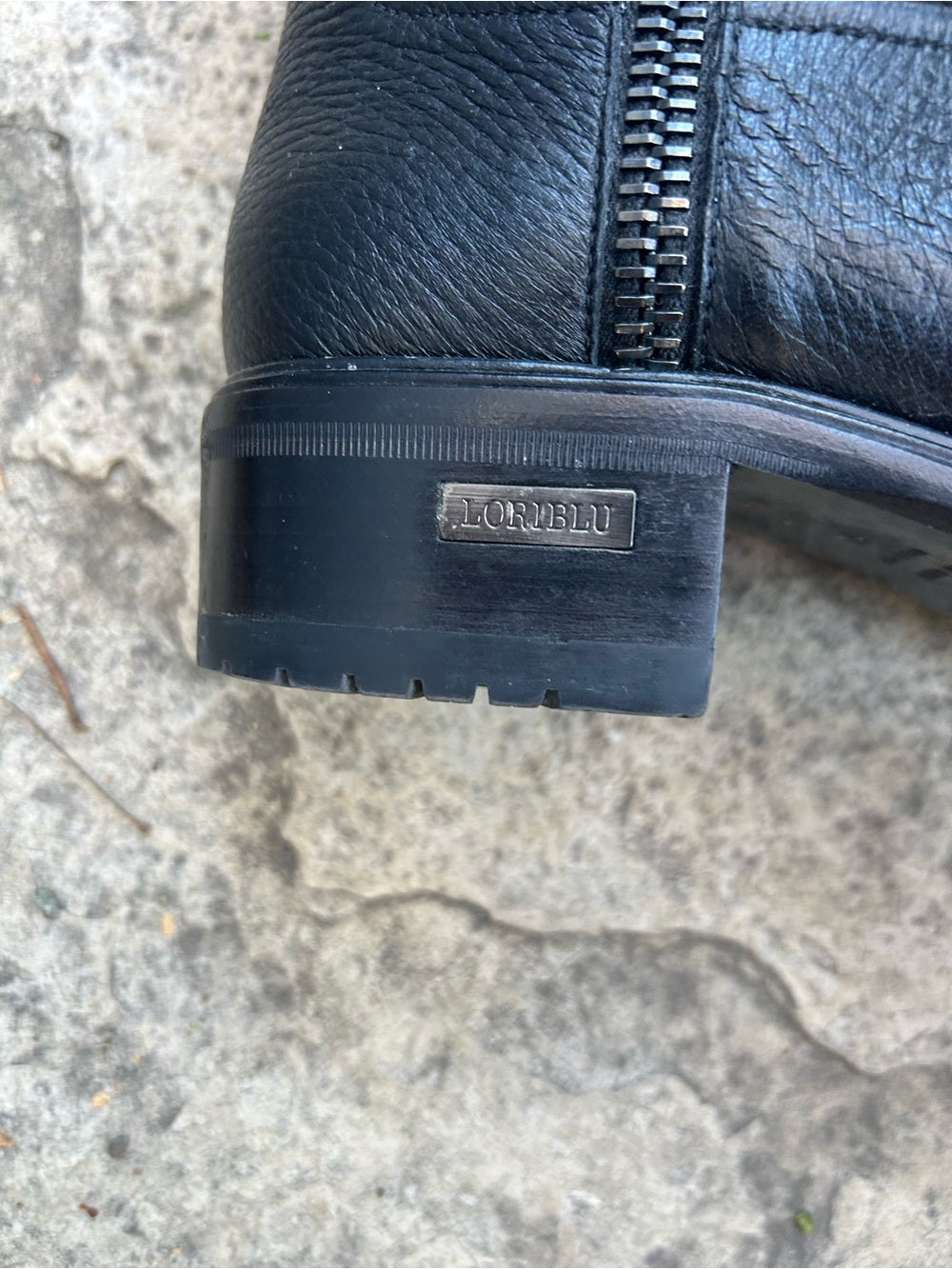 Loriblu leather/ Cow hide moto boots, size 39 (8)