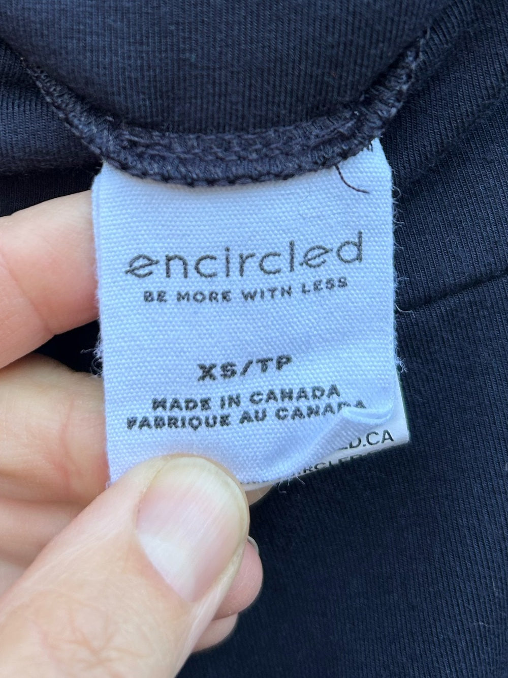 Encircled Navy midi skirt, size XS