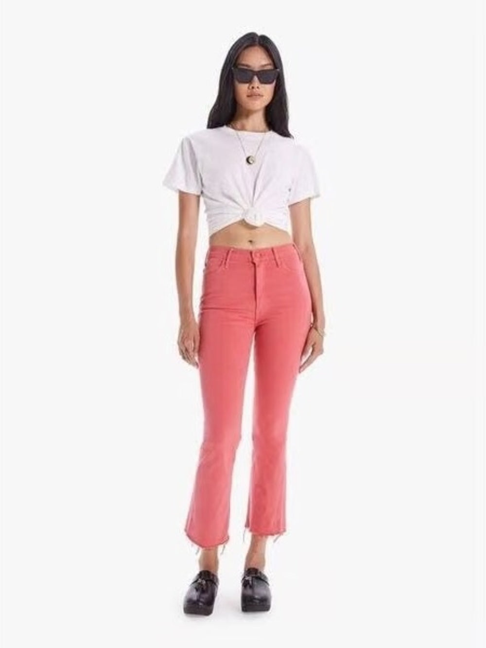 Mother the Hustler Ankle Fray Second Chance, size 30