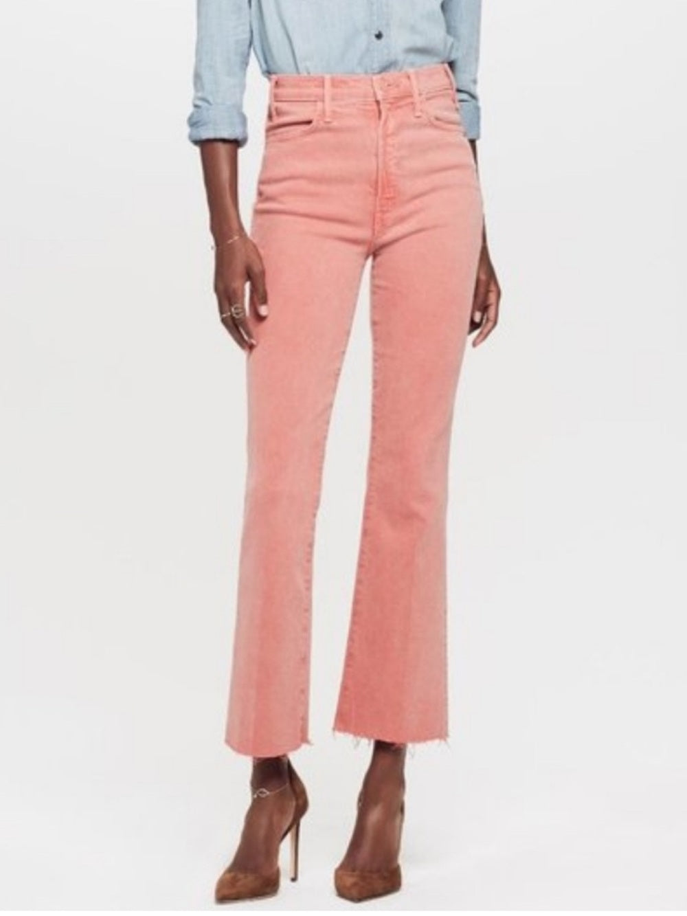 Mother the Hustler Ankle Fray Second Chance, size 30