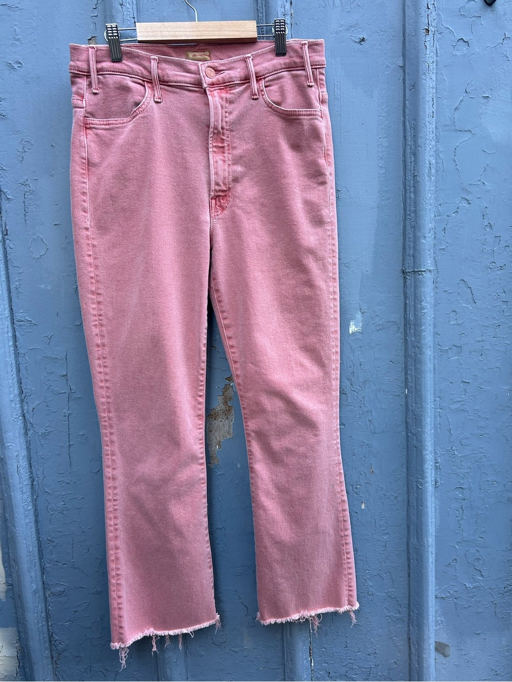 Mother the Hustler Ankle Fray Second Chance, size 30