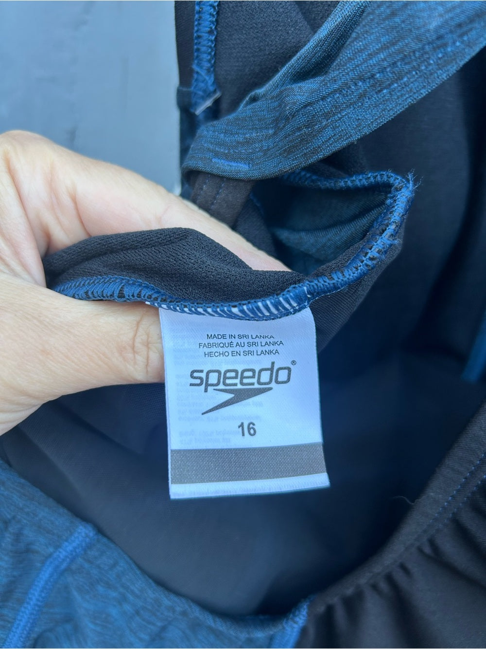Speedo Endurance+ Texture Touchback Swimsuit, BNWT, size 16