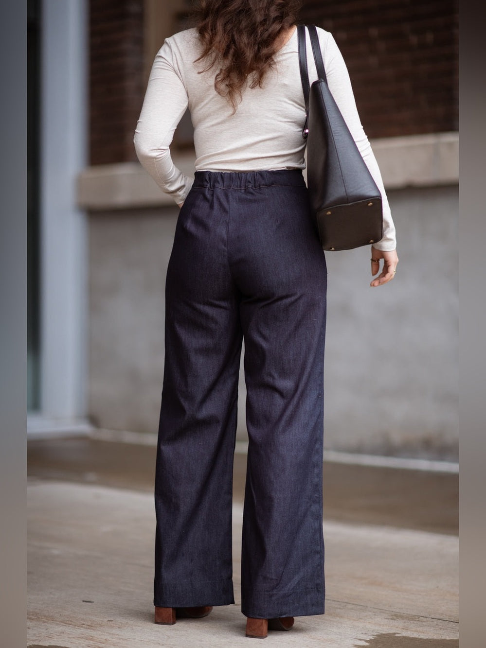 Meemoza (Warhol) Sailor Style denim pants, size M